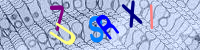 Blue Captcha Image